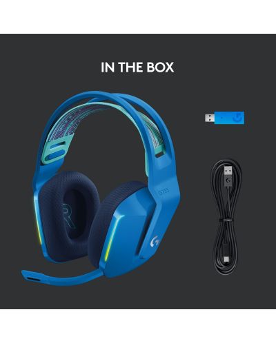 Gaming slušalice Logitech - G733, bežične, plave - 7