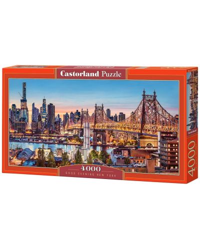 Panoramska zagonetka Castorland od 4000 dijelova  - Dobro veče, New York - 1