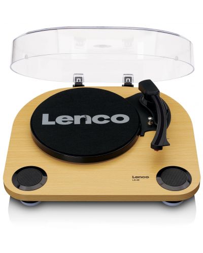Gramofon Lenco - LS-40WD, poluautomatski, smeđi - 1