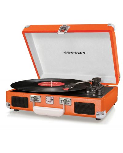 Gramofon Crosley - Cruiser Deluxe, poluautomatski, narančasti - 2