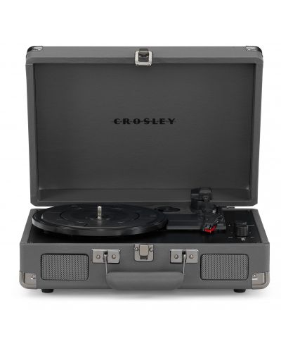 Gramofon Crosley - Cruiser Plus, ručni, sivi - 1