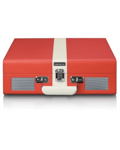 Gramofon Lenco - TT-110RDWH, poluautomatski, crveno/bijeli - 3