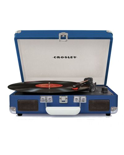 Gramofon Crosley - Cruiser Deluxe, poluautomatski, plavi - 1
