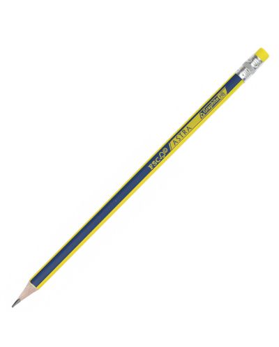 Grafitna olovka s gumicom Astra - HB, asortiman - 1