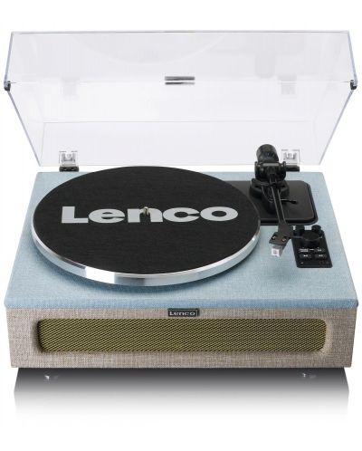 Gramofon Lenco - LS-440, automatski, Blue-Taupe - 1