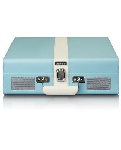 Gramofon Lenco - TT-110BUWH, poluautomatski, plavo/bijeli - 3