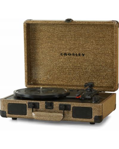 Gramofon Crosley - Cruiser Deluxe BT, ručni, zlatan - 2