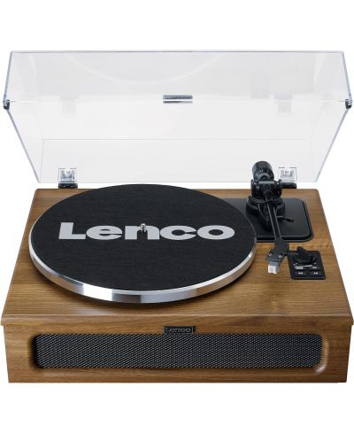 Gramofon Lenco - LS-410WA, poluautomatski, smeđi/crni - 1