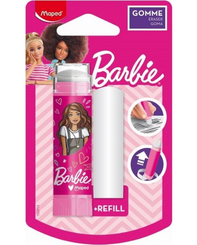 Gumica u stiku Maped Barbie - S rezervnim punilom - 2