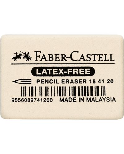 Gumica Faber-Castell - 7041-20, velika, bijela - 1