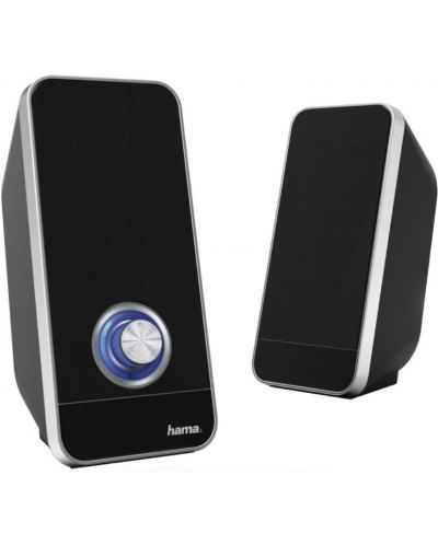 Audio sustav Hama Sonic LS-206 - 2.0, crni/sivi - 1