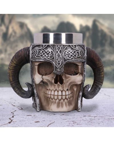 Krigla Nemesis Now Adult: Medieval - Viking Skull - 7