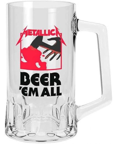 Krigla GB eye Music: Metallica - Beer'Em All, 500 ml - 1
