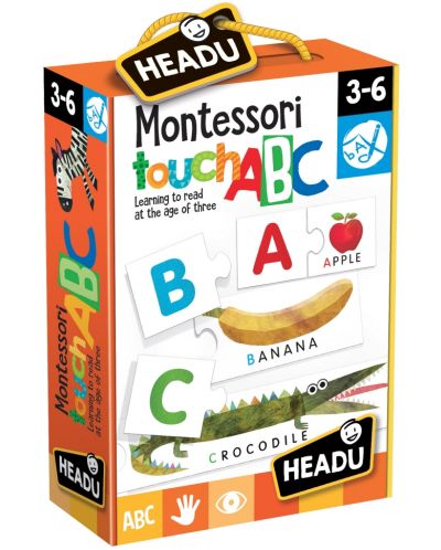 Edukativna igra Headu Montessori – Dodirni i prepoznaj slovo - 1