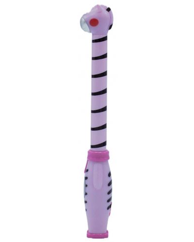 Kemijska olovka s igračkom - Ružičasta zebra - 2