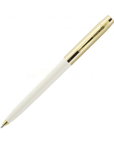 Kemijska olovka Fisher Space Pen Cap-O-Matic - 775 Brass, bijelo i zlatno - 1