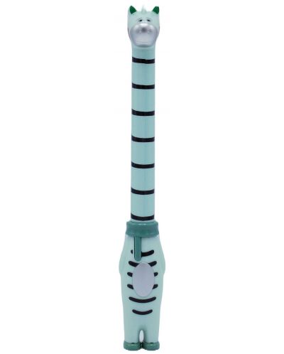 Kemijska olovka s igračkom - Zelena zebra - 1