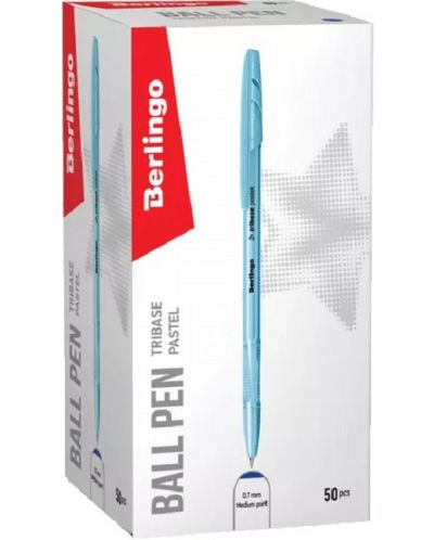 Kemijska olovka Berlingo Tribase - Pastel, 0.7 mm, asortiman - 3