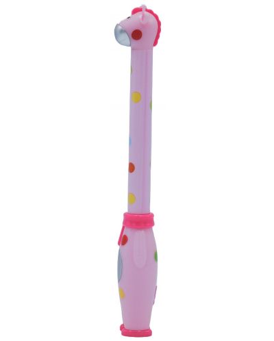 Kemijska olovka s igračkom - Ružičasta žirafa - 2