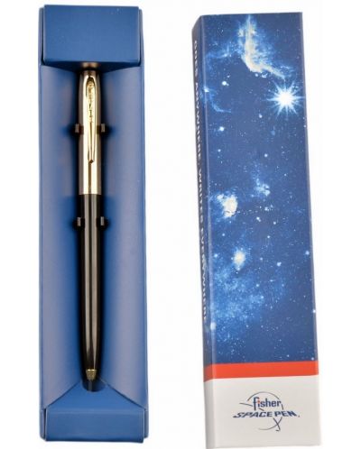 Kemijska olovka Fisher Space Pen Cap-O-Matic - 775 Brass, crno i zlatno - 2