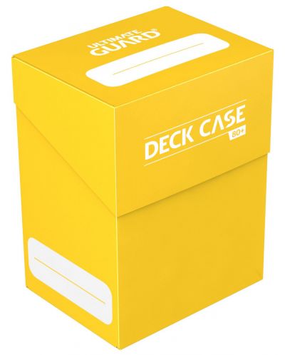Kutija za kartice Ultimate Guard Deck Case 80+ Standard Size Yellow - 1