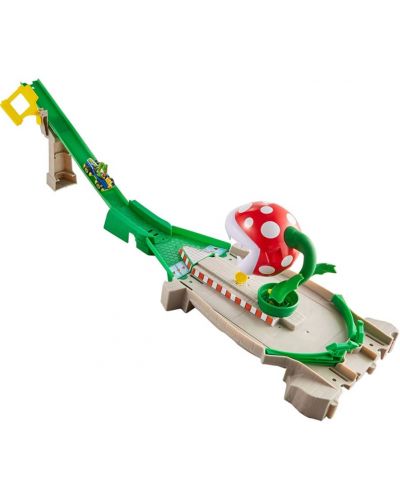 Set za igru Mattel Hot Wheels - Super Mario Piranha Plant Slide Track Set - 2