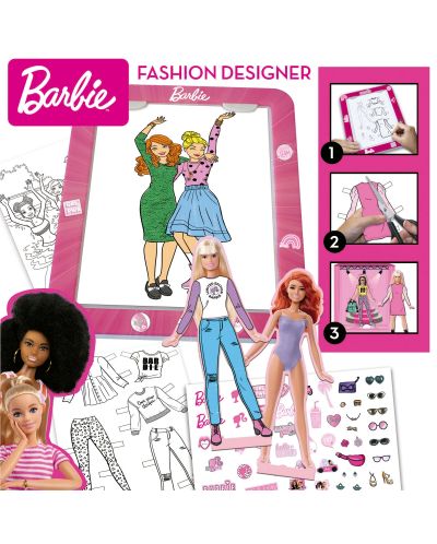 Set za igru Educa - Barbie modni dizajner - 3