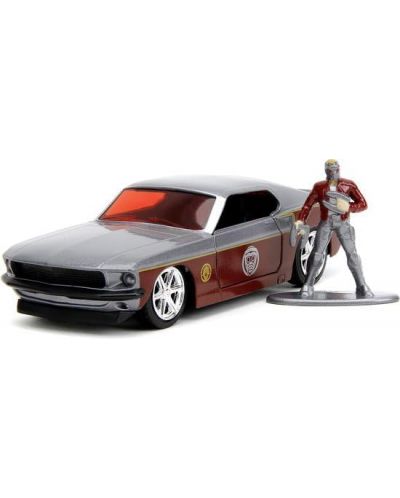 Set za igru Jada Toys - Star Lord с 1969 Ford Mustang, 1:32 - 2