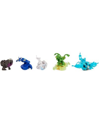 Set za igru Bakugan - Special Attack Ventri, Dragonoid, Titanium Bruiser, Titanium Trox, Smoke - 3