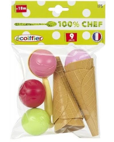 Set za igru Ecoiffier 100% Chef - Sladoledi - 2