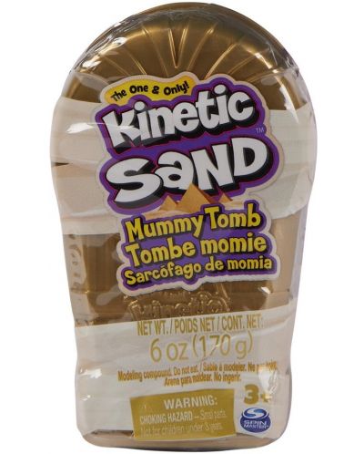 Set za igru s kinetičkim pijeskom Spin Master - Kinetic Sand, Mumija, asortiman - 1