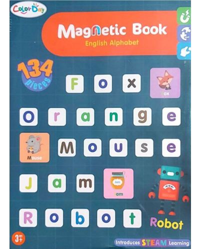 Dječja magnetska knjiga-abeceda Raya Toys - 134 dijela - 1