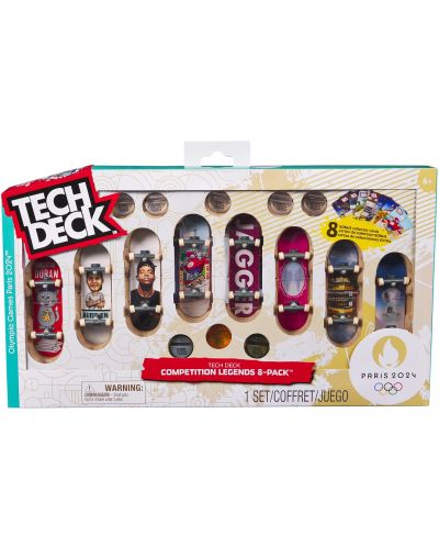 Set za igru Tech Deck - Legendarni trkači, Olympics Paris 2024 - 1