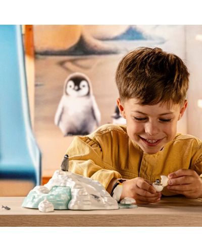 Set za igru Schleich Wild Life - Obitelj pingvina - 9