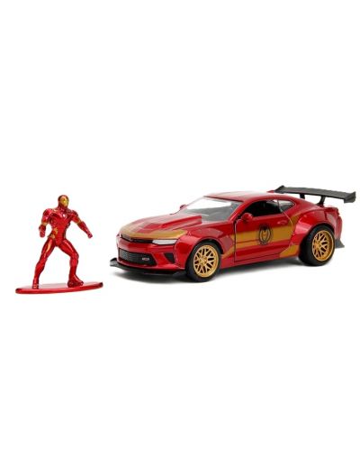 Set za igru Jada Toys - Željezni čovjek s Chevroletom Camaro, 1:32 - 2