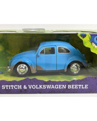 Set za igru Jada Toys Disney - Lilo and Stitch, Auto 1959 VW Beetle, 1:32 - 2