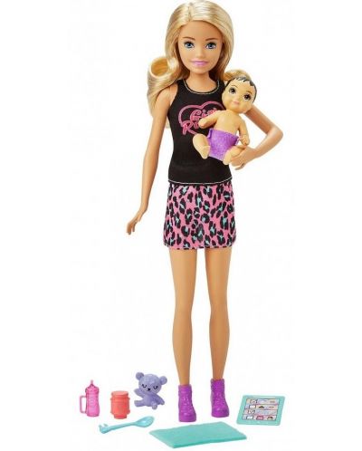 Set za igru Barbie Skipper - Babysitter Barbie s plavom kosom - 2