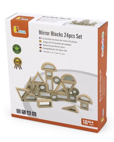 Set za igru Viga - Blokovi ogledala, 24 komada - 1