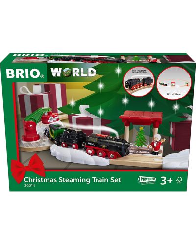 Set za igru Brio - Vlak i tračnice, Christmas - 1