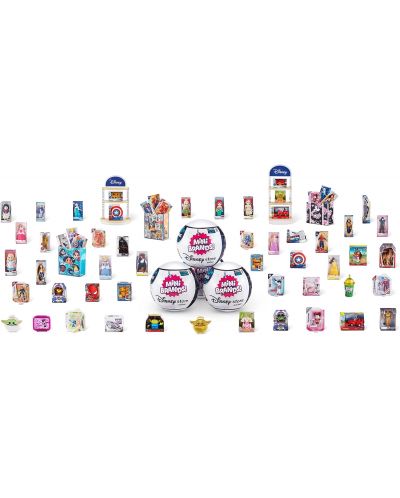 Set za igru Zuru Mini Brands - Lopta s 5 figura iznenađenja Disney, asortiman - 4