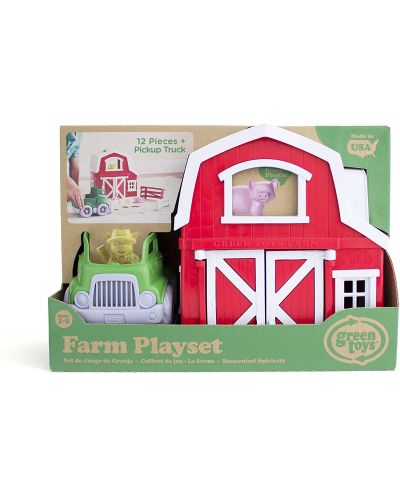 Igralni set Green Toys – Farma-kućica, 12 dijelova - 2