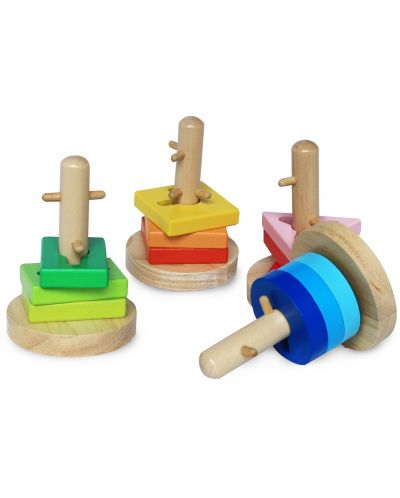 Igračka za nizanje i vrtenje geometrijskih oblika Acool Toy - 2