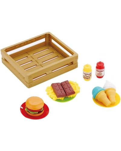 Set za igru Raya Toys - Food Box Burger i sladoled - 1