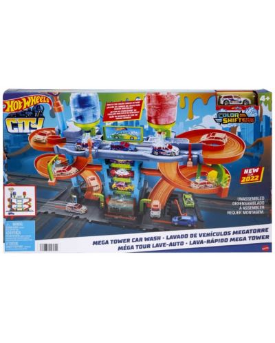 Set za igru Hot Wheels City - Autopraonica, s autićima - 6