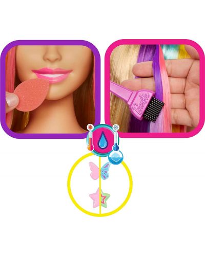 Set za igru Barbie Color Reveal - Maneken za frizure, s dodacima - 6