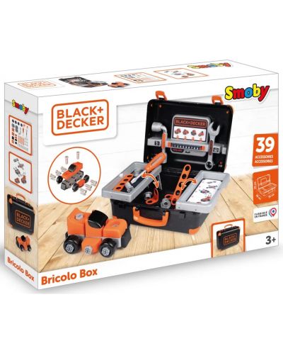 Set za igru Smoby Black & Decker - Kofer za alat - 2