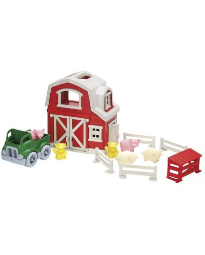 Igralni set Green Toys – Farma-kućica, 12 dijelova - 1