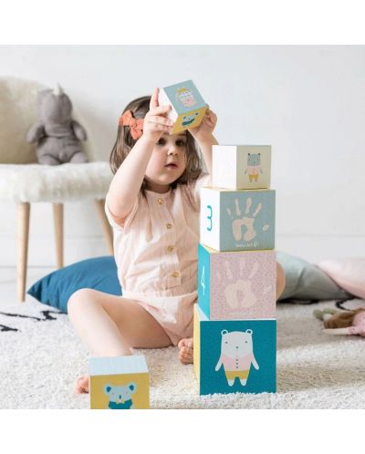 Set za igru Baby Art - Kockice s otiscima s bojicama - 6