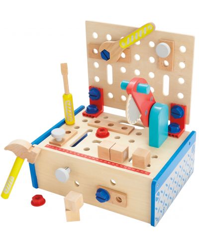 Set za igru Acool Toy - Radni stol s kružnom pilom i alatima - 1