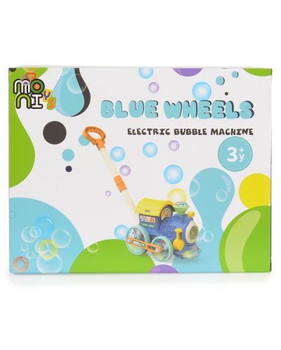 Igračka za mjehuriće od sapunice Moni Toys - Vlak, Blue Wheels - 8